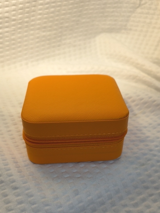 Jewelry - Compact Orange Travel Jewelry Case